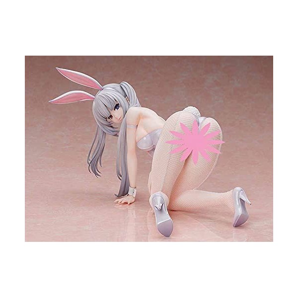 NUTSLY Date A Bullet White Queen Bunny Ver. 1/4 Figure complète/Figure ECCHI/Figure dAnime/Modèle de Personnage Peint/Modèle