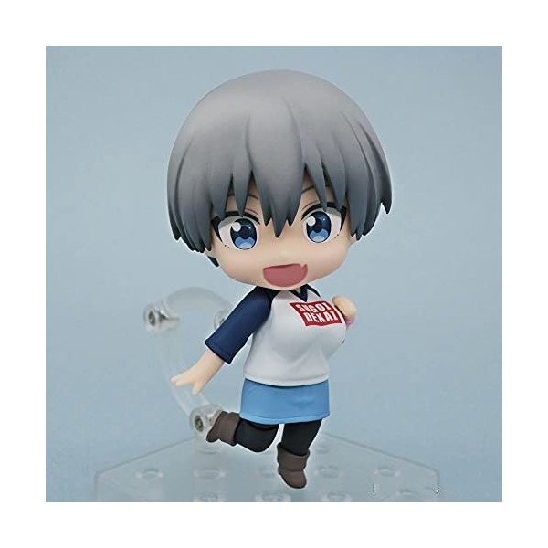 EASSL Poupée Mobile Nendoroid Uzaki Hana, du Uzaki Veut Jouer !, matériau PVC de 3,9 Pouces de Haut, y Compris la Base et Les