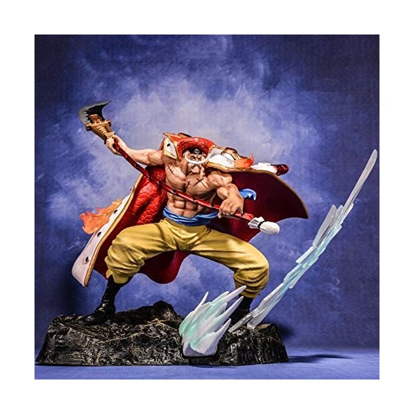 FABIIA Anime Figure One Piece Edward Newgate Caractor Model Toy Anime Pvc Figurine Role de Figurine Poupée Boîte À Cadeaux Po