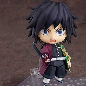 EASSL Figurine Mobile Nendoroid Tomioka Giyuu, la Figurine est tirée de lanimation Demon Slayer, la Posture Debout Mesure 3,