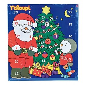 Jemini TCHOUPI Calendrier DE LAVENT Contenant 35 PIECES-36 X 39.5 CM, 024147, Mutlicouleur