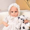 HLILY Reborn Baby Dolls, RéAliste Bebe Reborn Fille PoupéE Reborn, Cadeau danniversaire Jouet Nouveau-né, pour Les Enfants D