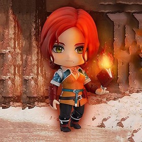 Poupée Triss Merigold Q Version 丨 Forme dynamique, conception de joint mobile 丨 Matériau PVC, peinture de haute qualité 丨 Déc