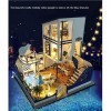 SXxingkong DIY Kit de poupée en Bois Miniature 1:24 Ratio Creative Petite Maison 3D Puzzle Challenge Star Waltz 