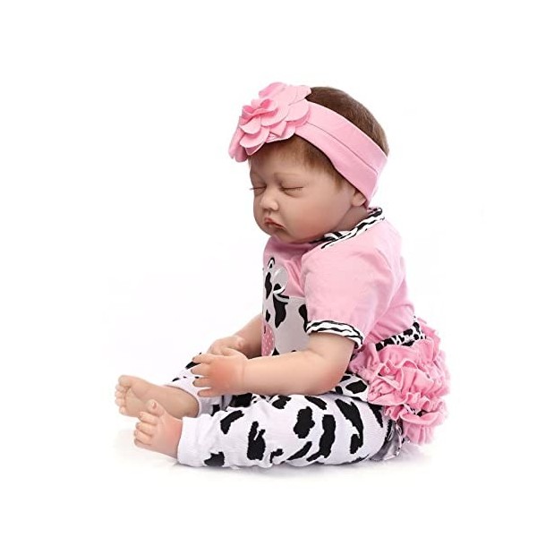 Poupée bébé Reborn endormi de 17 po. : nouveau-né réaliste fait main - Canada