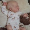 HLILY Poupées Reborn, Reborn Babies Handmade Soft Silicone Body Newborn Baby Doll, Newborn Toddler For Ages 3+ Xmas Toys