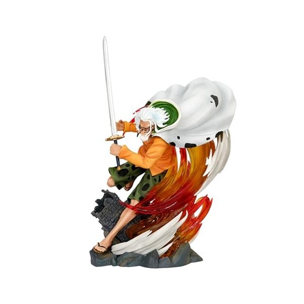 DJUNA One Piece - Silvers Rayleigh Figure, Figurine Jouet, PVC Figurine Statues Décoration Collectibles Jouet Animations Pers