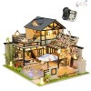 Kit de construction de maison de poupée miniature en bois 3D fait à la main de style loft modèle de mini maison pour fille ca