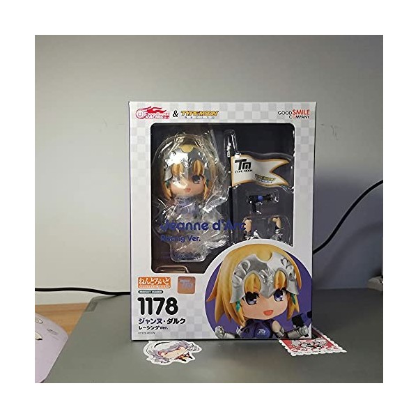 EASSL Poupée Nendoroid Jeanne darc Mobile, du Fate, matériau PVC de 3,9 Pouces de Haut, y Compris la Base avec des Expressio