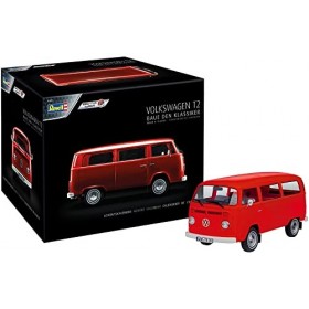 Revell- Calendrier de lAvent Volkswagen VW T2 Bus, Le culte Bulli avec Le système Easy Click Véhicule à Construire en 24 Jou