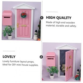 Toyvian 7 Ensembles Prétendre Mini Poupée Décor Éducation Vintage Bois Délicat Accessoires De Mode Étude Ouverture Simulation