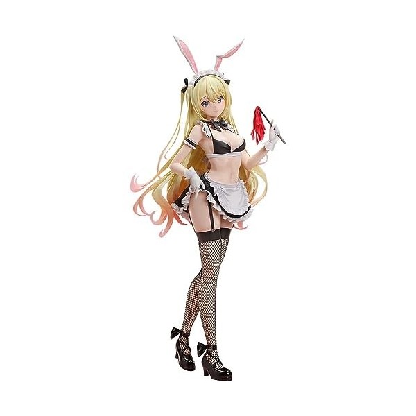 LOXACO Ecchi Anime Figures - Eruru - 1/4 - Maid Bunny Ver. /Poitrine Souple/Vêtements Amovibles/Personnage danimation de Col