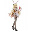 LOXACO Ecchi Anime Figures - Eruru - 1/4 - Maid Bunny Ver. /Poitrine Souple/Vêtements Amovibles/Personnage danimation de Col