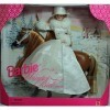 MATTEL BARBIE poupée blonde + cheval - COFFRET winter ride gift set - 1998