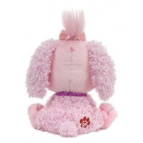 Little Tikes Rescue Tales Peluche - Pink Poodle - Peluche animale douce à câliner - Contient 1 collier, 1 étiquette, 1 niche,