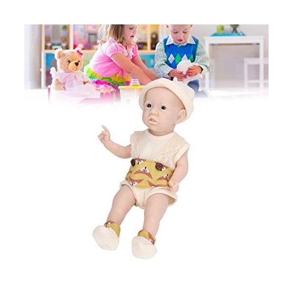 LBEC Poupée en Silicone de Voyage Douce et Adorable pour Les Filles Poupées en Silicone de 12 Pouces pour Les Enfants à parti