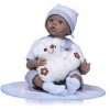 Reborn Baby Style Indien Poupée Souple Simulation Silicone Vinyle 22 Pouces 48-55 Cm Enfants Ami Bouche Magnétique Réaliste V