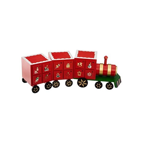 FEERIC CHRISTMAS - Calendrier de lavent Petit Train en Bois