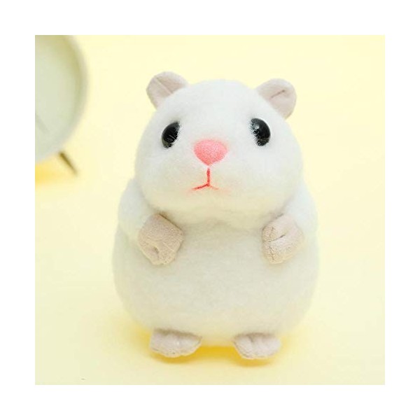 N/C Doux Mignon Hamster Pudding Rat Poupée Porte-CléS, Jouet en Peluche Porte-CléS Voiture Ornement Animaux en Peluche déCora