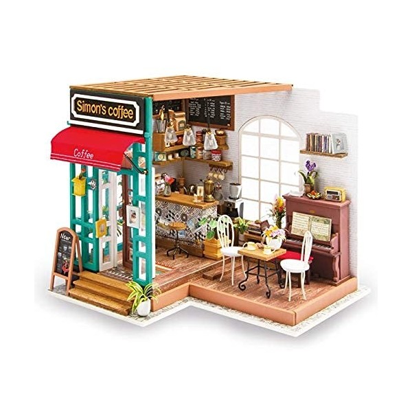 Bricolage Maison De Poupée Art Maison De Poupée Bricolage Miniature Maison Kits Mini Maison De Poupée avec Meubles Simons Ca