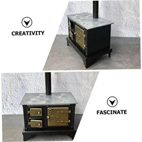 Toyvian 5 Pièces Poêle De Maison De Poupée Jouer Cuisinière De Cuisine Décorations Para Salas De CASA Mini Table De Cuisson A