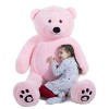 VERCART Ours en Peluche Geant Gros Nounours Teddy Bear XXL Doudou et Compagnie Ours Extra Doux Cadeau De Noël et Saint-Valent