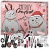 Cosmelux Calendrier de lAvent, motif de mignons chats en peluche, pour adolescents, 24 pièces 40 