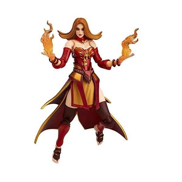 YLJXXY Dota 2 Figurine daction poupée Lina modèle décoration PVC boîte en boîte Statue 13 cm Figurine Anime