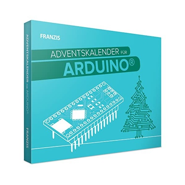Franzis Arduino 55110 Calendrier de lAvent 2021, en 24 Jours vers Une Maison Intelligente en Pain dépices, recommandé pour 