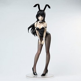 NATSYSTEMS Figurine Ecchi Mai Sakurajima Bunny Ver. Figurine complète 1/4 Chiffre danime Vêtements Amovibles Collection de m