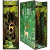 Modèle éducatif Support de livre en bois 3D, puzzle, maison de poupée, serre-livres, coin livre, puzzle, étagère, décoration 