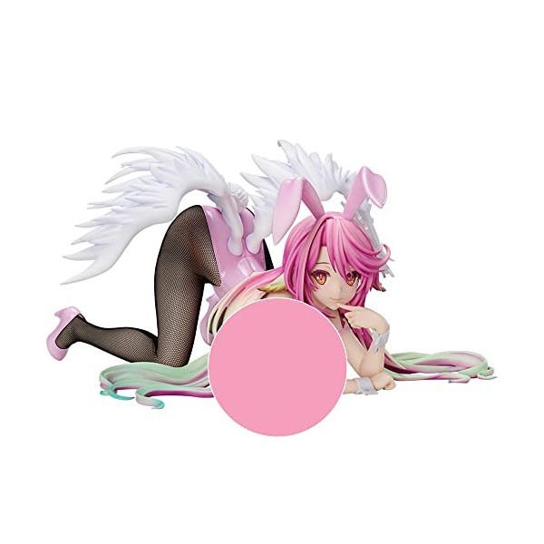 NATSYSTEMS Figurine Ecchi Pas de Jeu Pas de Vie -Jibril- 1/4 Bunny Ver. Chiffre danime Statues Jouets Collection de modèles 