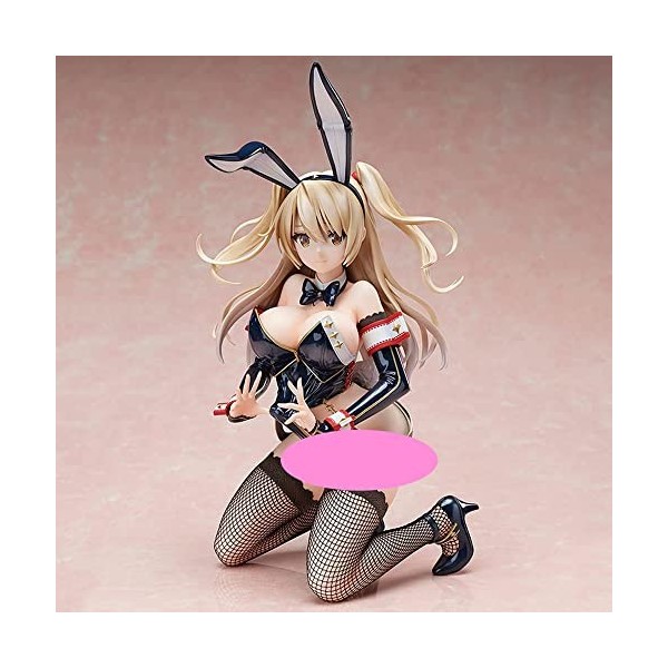 BOANUT Figurine Ecchi Figurine Anime Satonaka Nonoka Bunny Ver. Vêtements amovibles seins mous gros seins fille chaude filets