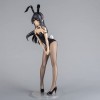 OOBEDU Figurine ECCHI - Sakurajima Mai - Bunny Ver. - 1/4 - Poupée en PVC - Figurines dAnime/Statue de Personnage dAnime/Co