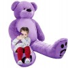 VERCART Ours en Peluche Joli Nounours Mignon Ourson Extra Doux Cadeau Noël la Naissance Anniversaire Enfant et Ami Blanc 183c