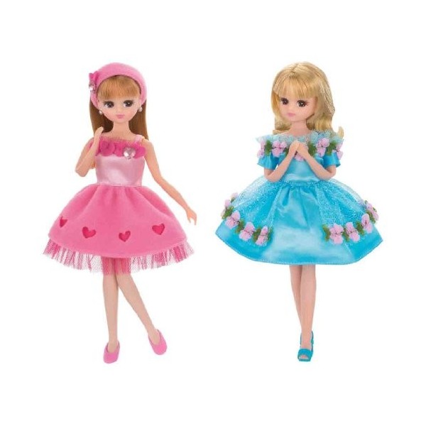 Rika-chan LW-18 Party Dress Set Coeur et Fleur Japon import / Le paquet et le manuel sont ?crites en japonais 