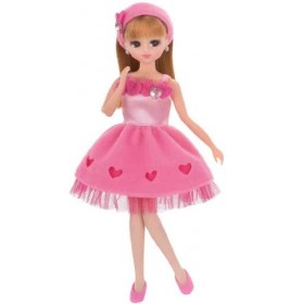 Rika-chan LW-18 Party Dress Set Coeur et Fleur Japon import / Le paquet et le manuel sont ?crites en japonais 