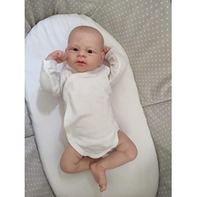 Nouveau 46 CM réaliste Fini poupée Premie bébé Reborn poupée Elijah Genesis poupée Peinte à la Main avec des veines Visibles 