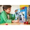 Hot Wheels Calendrier de lavent, contient 24 surprises dont 8 petites voitures décorées et 16 accessoires, pour enfants dès 