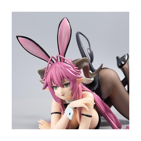 IMMANANT Statue de Fille de Figure danime Asmodée - 1/4 - Bunny Ver. Figurine Ecchi Poitrine Dure/Molle Jouet/poupée/Cadeau 