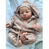 19 Pouces déjà Peint Fini Reborn bébé poupée Levi Awake Nouveau-né bébé Taille 3D Peau veines Visibles poupée dart à Collect