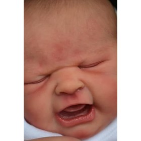 Nouveau 19 Pouces poupée finie Maria Babys First Cry 3D Peau Peinte Cheveux veines Visibles Reborn Baby Doll
