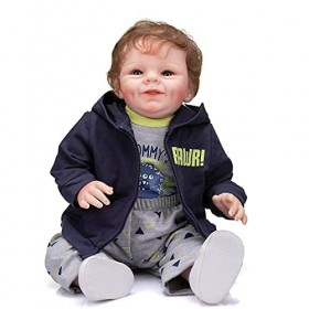55 CM Reborn bébé Shaya en Version garçon Doux Visage Mignon bébé Enfant en Bas âge garçon poupée 3 Mois réel bébé Taille Dou