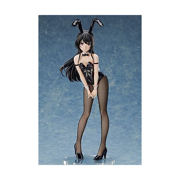 ZORKLIN Sakurajima Mai Bunny Girl 1/4 Figurine complète / Figurine ECCHI / Figurine danime / Statue danime / Modèle de coll