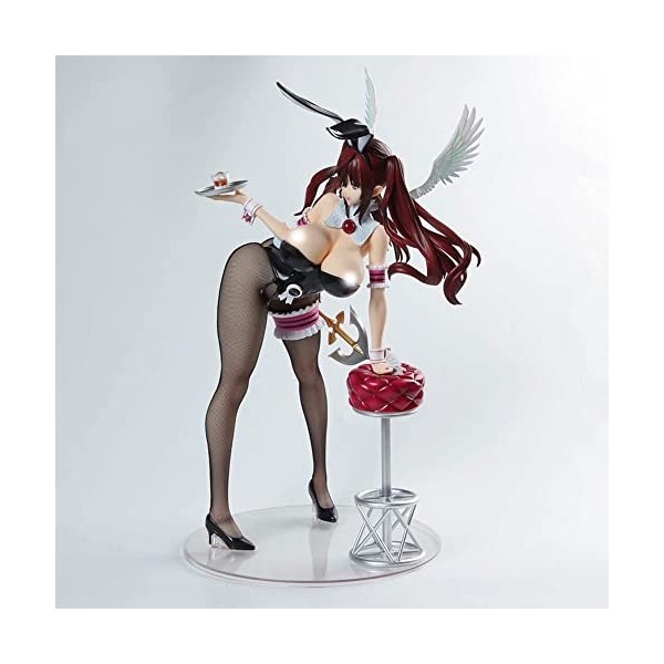 BOANUT Waifu Figure Anime Figure Statues Ecchi Figure Erika Kuramoto Bunny Ver. Hentai Figure résille Cuisse Haute Bas Statue