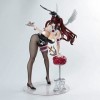 BOANUT Waifu Figure Anime Figure Statues Ecchi Figure Erika Kuramoto Bunny Ver. Hentai Figure résille Cuisse Haute Bas Statue