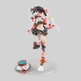 JJRPPFF Nico Yazawa, Posture Debout y Compris la Base , 25 cm / 9,8 Pouces de matériau en PVC, Fille Anime Mignonne et Migno