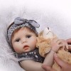 Reborn Baby Dolls, Plein Plastique Peut Entrer dans leau Simulation Bébé Vêtements Modèle Jouer Maison Jouet Fille Anniversa