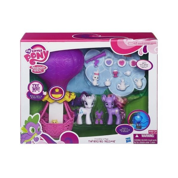 My Little Pony / Mon Petit Poney - A5300 - FRiENDSHiP iS MAGiC - Twinkling Balloon / Montgolfière Magique - Exclusive Playset