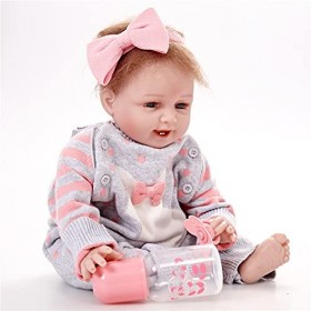 YANRU RéAlité Adulte BéBé RenaîTre, 22inch/55cm BéBé Reborn, Ayez LAir RéEl PoupéE BéBé Reborn RéAliste - Cadeau